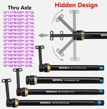 Hidden Fahrrad Steckachse Aluminum Alloy 1215mm Wheel Thru Axle M12m15p1.5