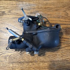 Model A Ford Zenith Carburetor Original Holley H Brass Lever 1928 Tj1 Model A Ford Zenith Carburetor Original Holley H Brass Lever 1928 Tj1