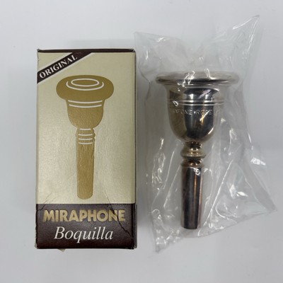 ミラフォン MIRAPHONE ROSE ORCHESTRA TU25 Miraphone Tuba Mouthpiece TU25 Rose Orchestra Silver