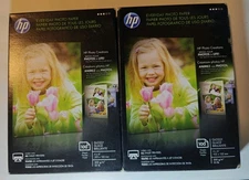 HP Everyday Photo Paper 4x6 Glossy 100 Sheets Set of 2 NEW SEALED