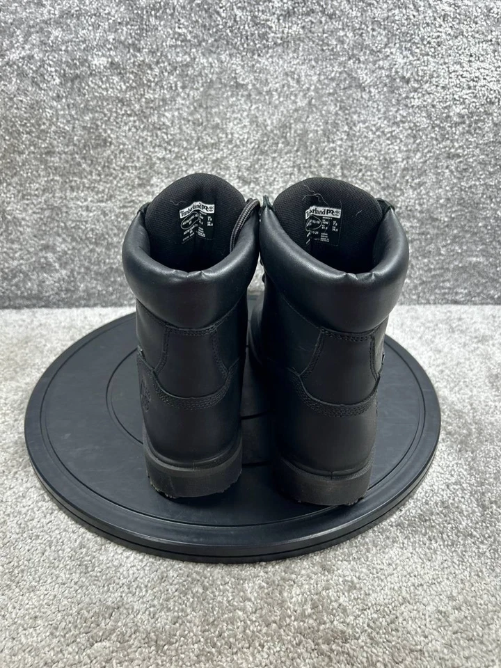 Timberland Pro Boot Mujer Talla 10 Ancho Conexión Directa Punta Suave Trabajo Cuero Negro Foto 4 de 4
