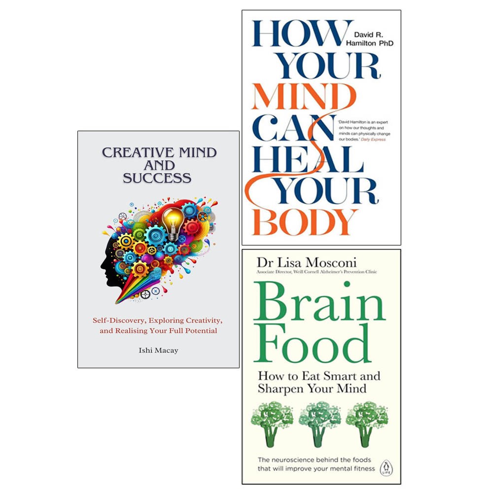 Brain Food, Creative Mind And Success , How Your Mind Can Heal 3 Books Set