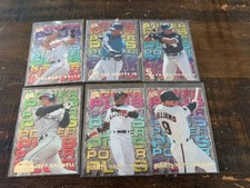 1995 FLEER ULTRA POWER PLUS COMPLETE INSERT SET #1-6 GRIFFEY BONDS THOMAS