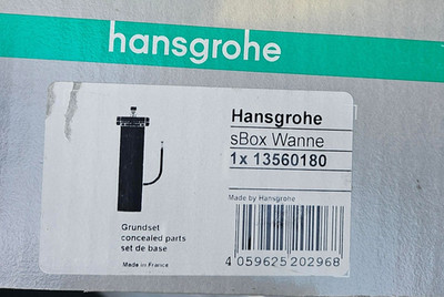 hansgrohe Grundset sBox Wanne für Wannen- und Fliesenrand 13560180