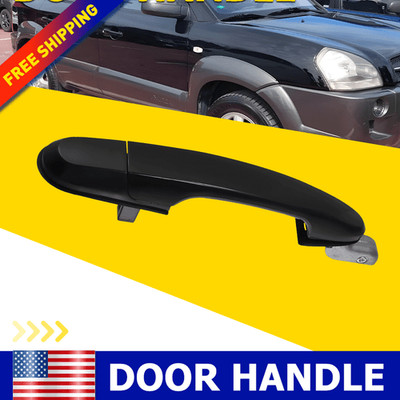 Fit Hyundai Tucson Outside 2005-09 Outer Door Exterior Handle Black Rear Right