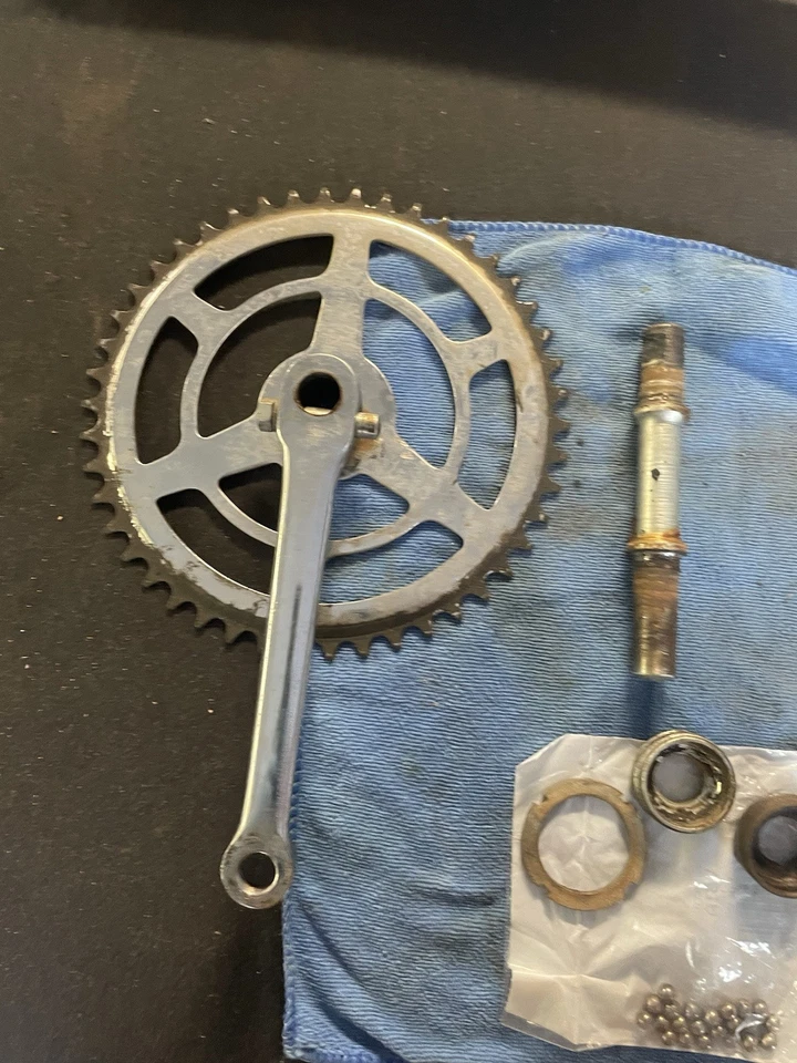 DE COLECCIÓN 1964 Phillips BICICLETA RALEIGH AMF HERCULES JUEGO DE BIELAS ROBIN HOOD 3 VELOCIDADES Foto 3 de 4