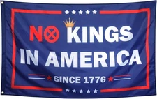 No Kings in America since 1776 Patriotic 3x5Ft Flag Garden Yard Outdoor Decor