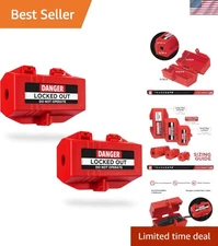 Dual Electrical Plug Lock Lockout - Heavy-Duty OSHA Compliant Safety Device