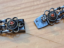 Collier Vintage Kabyle Berbère – Émaux Et Métal – Bijou Authentique D'occasion
