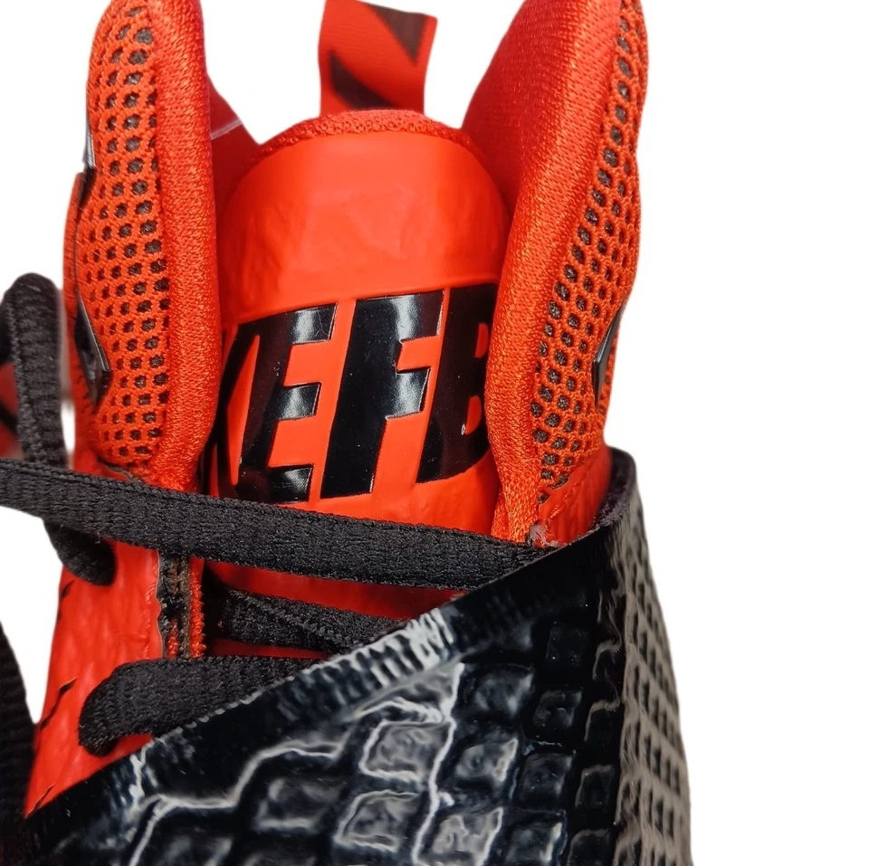 Nike Lunarbeast Strike Pro TD Football Cleats Mens Size 9 Orange And Black - Image 4 of 4