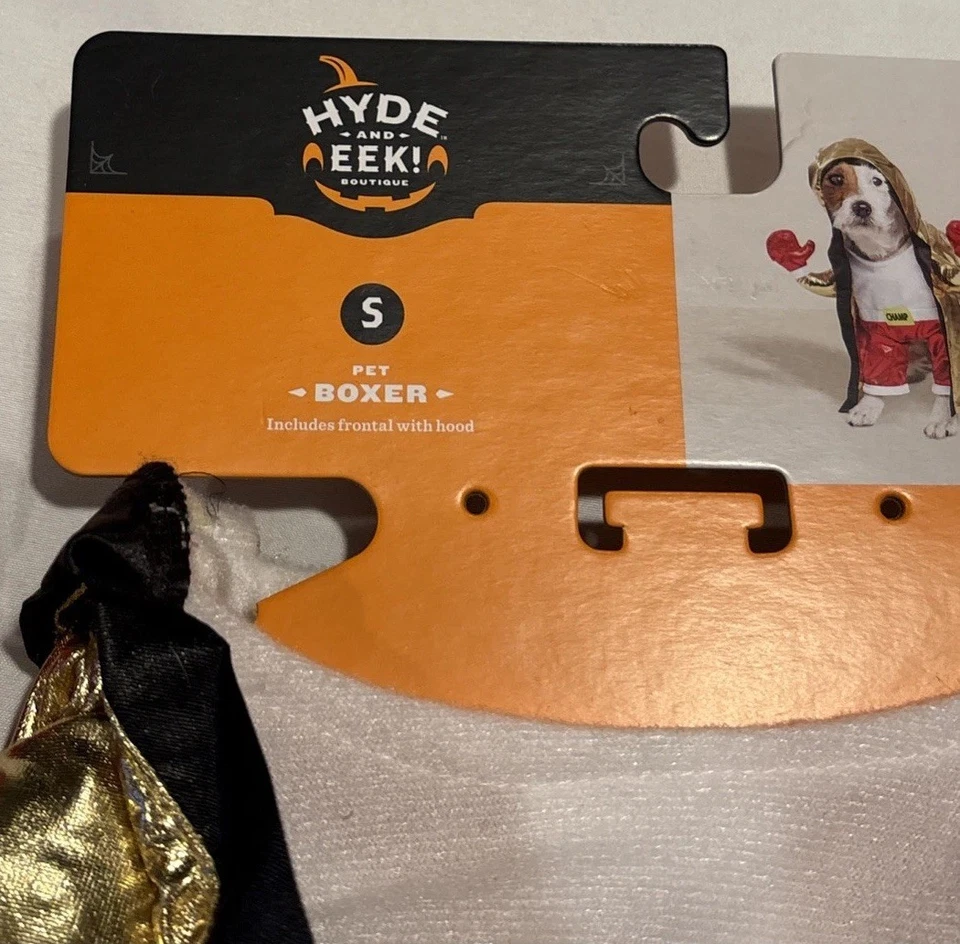 Pet Halloween Costumes Boxer Fighter “ Champ” Size Small Cats And Dogs - Image 3 of 4