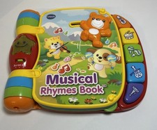VTech Musical Rhymes Book  Red Interactive Nursery Rhyme Toy  Lights  Sounds