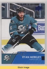 2021-22 Upper Deck AHL Blue Ryan Merkley #24 READ 1g4p