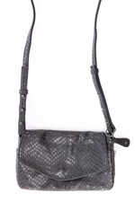 Pieces Borsa a Tracolla Borsa a Mano da Donna Nera in Ecopelle