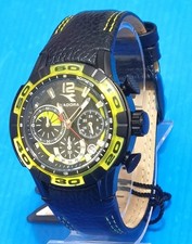 diadora watch by seiko chronograph grande racing,ceramic black
