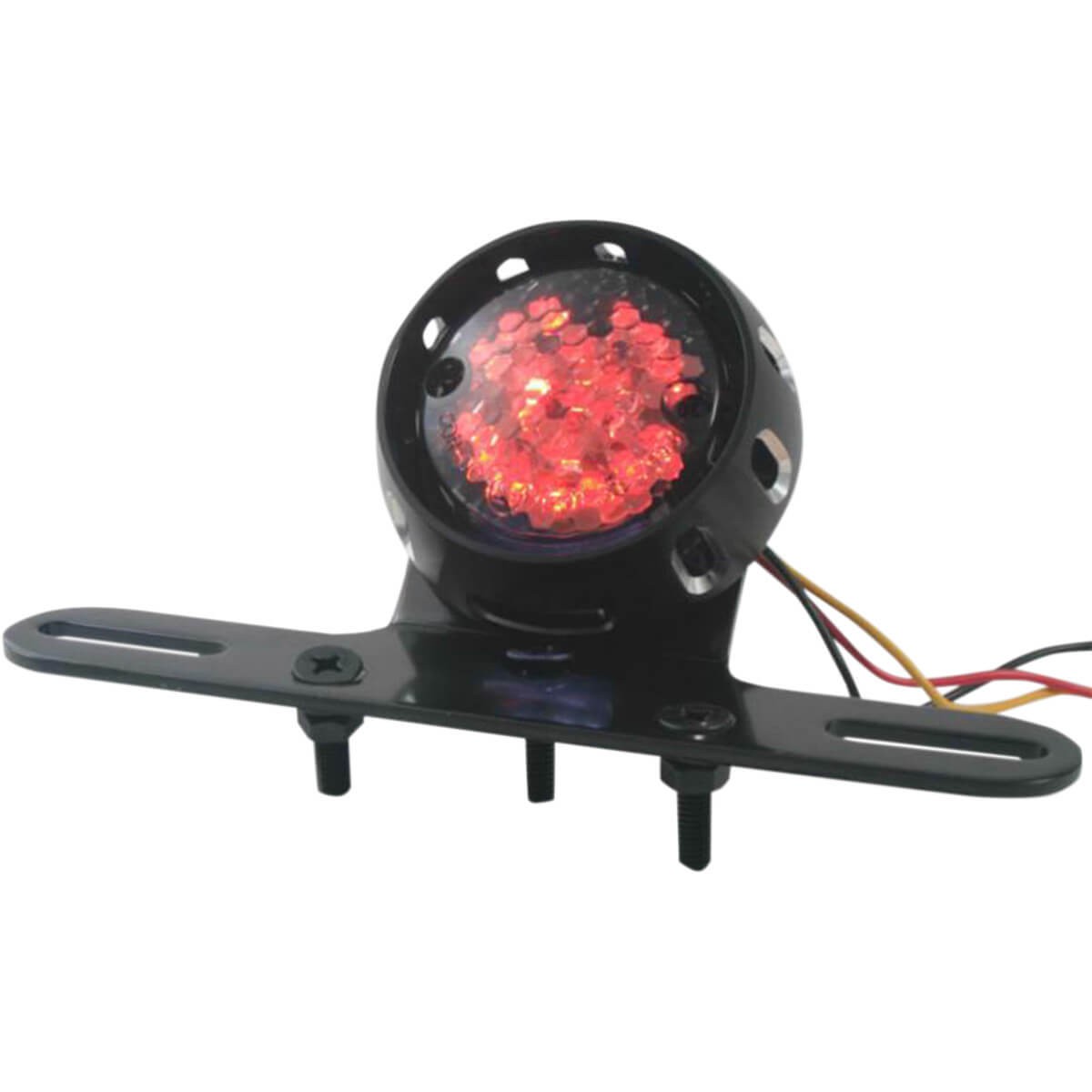 Feu arriere rond LED antichoc pour remplacer un eclairage moto défaillant