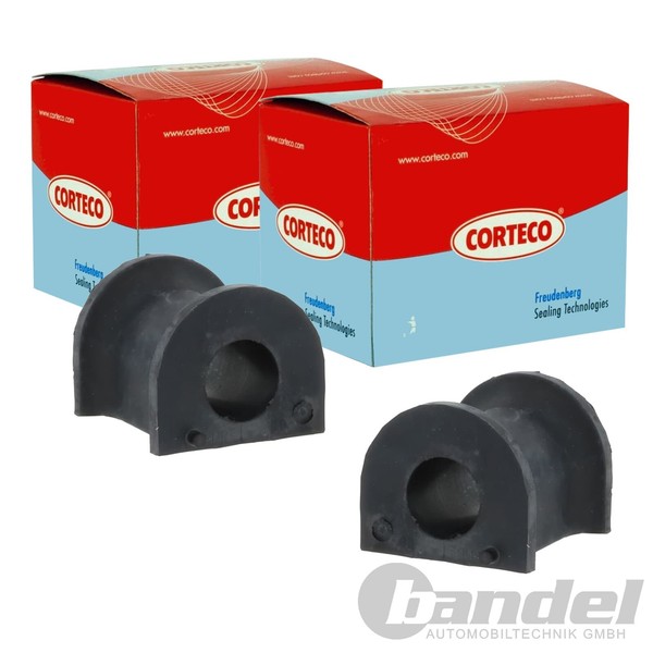 2X Corteco Stabilager Buchse 22Mm Vorne Passend FüR VW Multivan Transporter-image