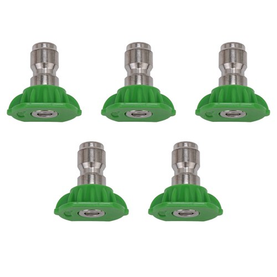 #ad 5PCS Pressure Washer Spray Nozzle Tips Multiple Degrees 25 Degrees Stainles... $19.91