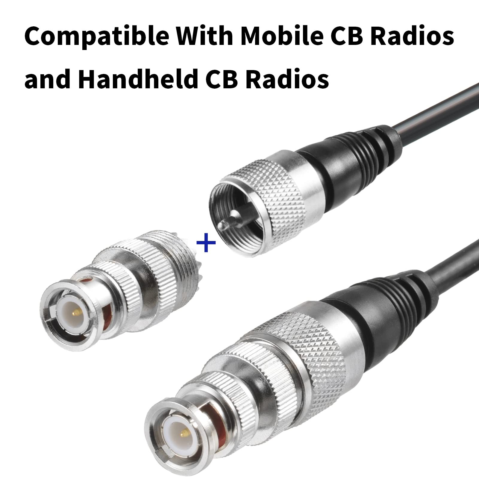 27MHz Heavy Duty Magnetic Mount CB Antenna Kit for Mobile and Base Stations