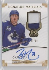 2019-20 The Cup Signature Materials 2020-21 Update 97/99 Zack MacEwen Auto 0t9e