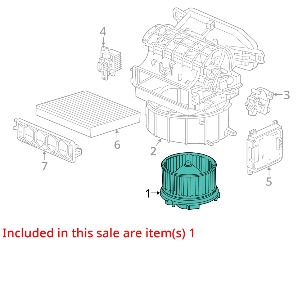 Honda Civic 2021 calentador aire acondicionado motor fabricante de equipos originales 69 k millas - LKQ414686674 Foto 4 de 4