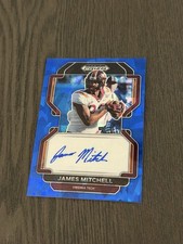 2023 Panini Prizm Draft Picks 2022 Update Blue Ice Auto SP /75 JAMES MITCHELL