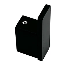 ICO Volkano Cinder Matte Black Square Corner Towel Hook Bathroom 💲 V3215