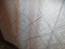 Light Lavender Purple Textured Fabric Shower Curtain Silver Grommets 70"x 71"