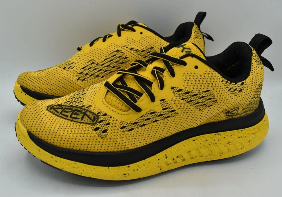 Keen 女式 8 码 WK400 黄色黑色步行鞋运动鞋 — 第 3/4 张图片