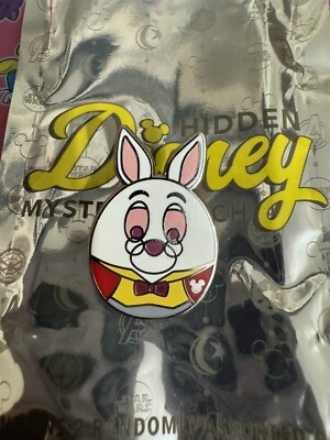 White Rabbit Easter Egg Hidden Disney Mickey Mystery Pin - Disney Parks 2020