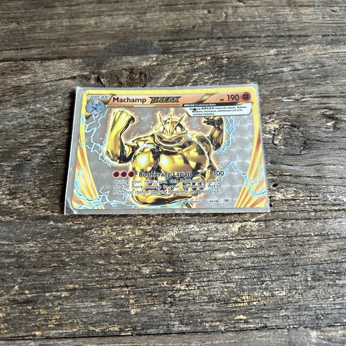 pokemon card machamp break Pokémon TCG Machamp BREAK XY Evolutions 60/108