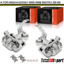 2x Brake Caliper for Nissan Sentra 1995-1999 200SX 1995-1998 L4 2.4L Rear Side