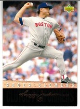 Roger Clemens Assorted Boston Red Sox Baseball Cards