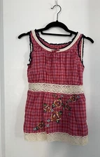 Anthropologie Odd Molly Incorporated Plaid Top Size 0 New