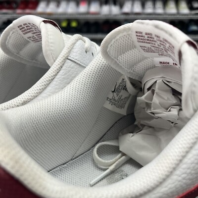 Nike Air Force 1 Retro Low White Team Red CZ0326-100 Mens Size 14