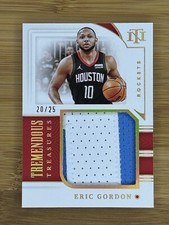 ERIC GORDON 2021-22 National “Tremendous” Treasures GAME USED JERSEY/ PATCH #/25