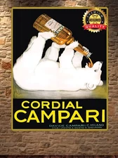 Cordial Campari - Italy -  11 x 14 Metal Sign