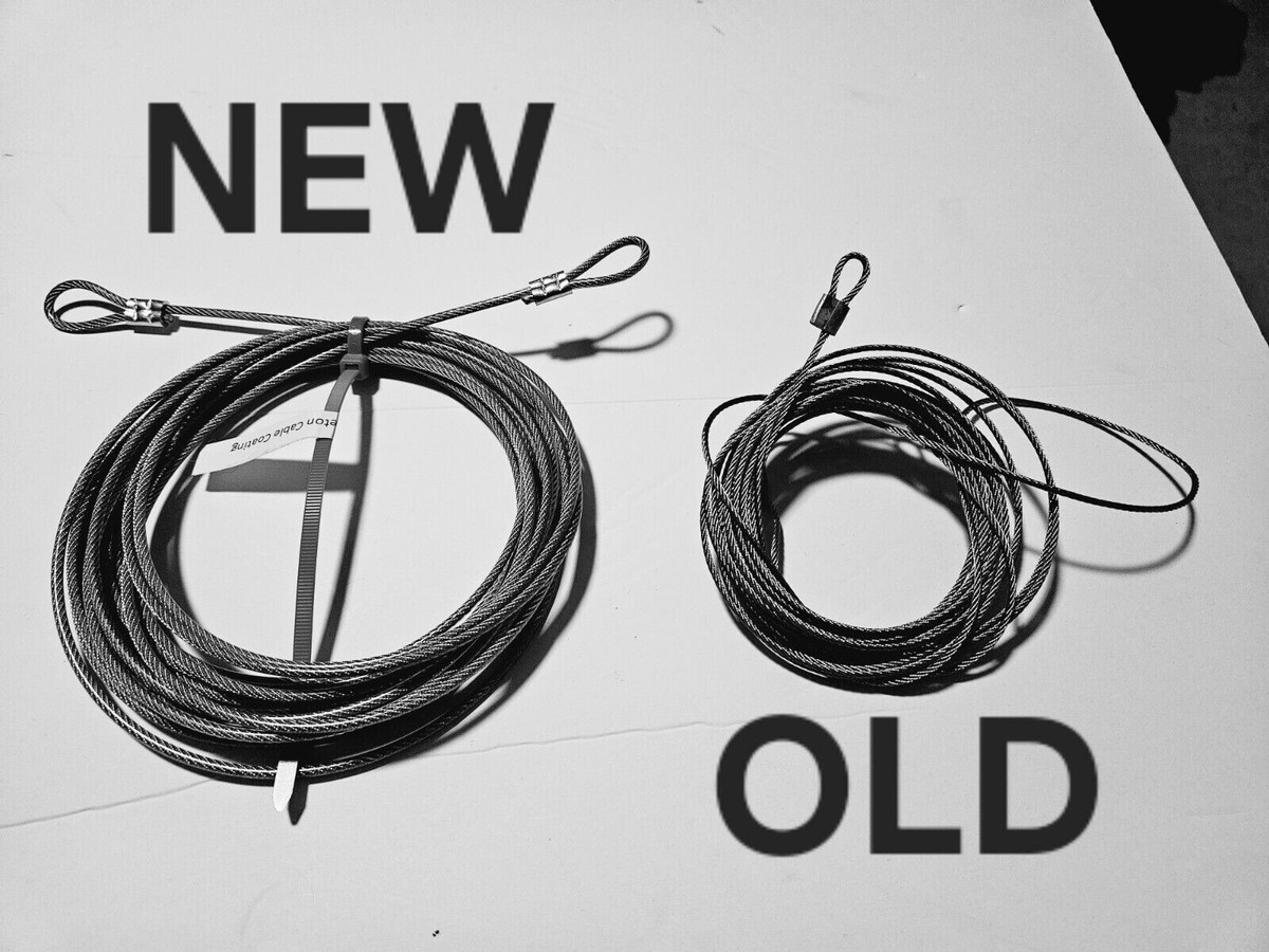 Coated Heavy Duty 920 lb 12 Ft Skeleton Guy Wire Cable Home Depot