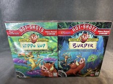Disney's Hot Shots: Timon  Pumbaa's Hippo Hop,Burper,SlingShooter PC CD-ROM Lot