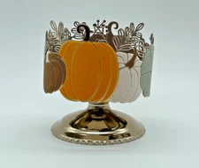 Bath & Body Works Candle Holder Pedestal Pumkin Ring for Large 3-Wick