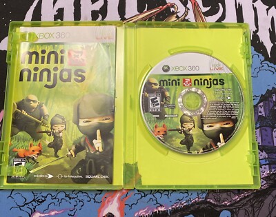 Jeu Xbox 360 Mini-Ninjas (2009) - Version EUR, Très Bon état, Boîte Et Notice Incluses