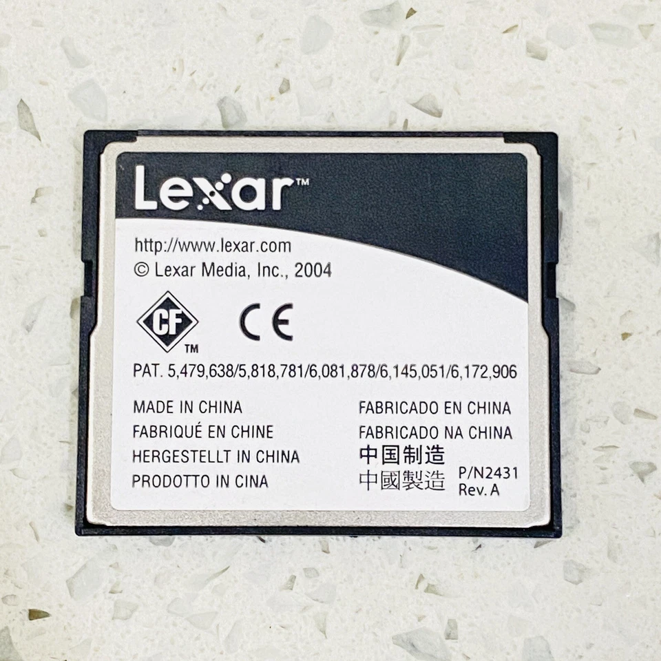 Lexar 1GB CF Compact Flash Camera Memory Card Tested Works - Image 2 of 4