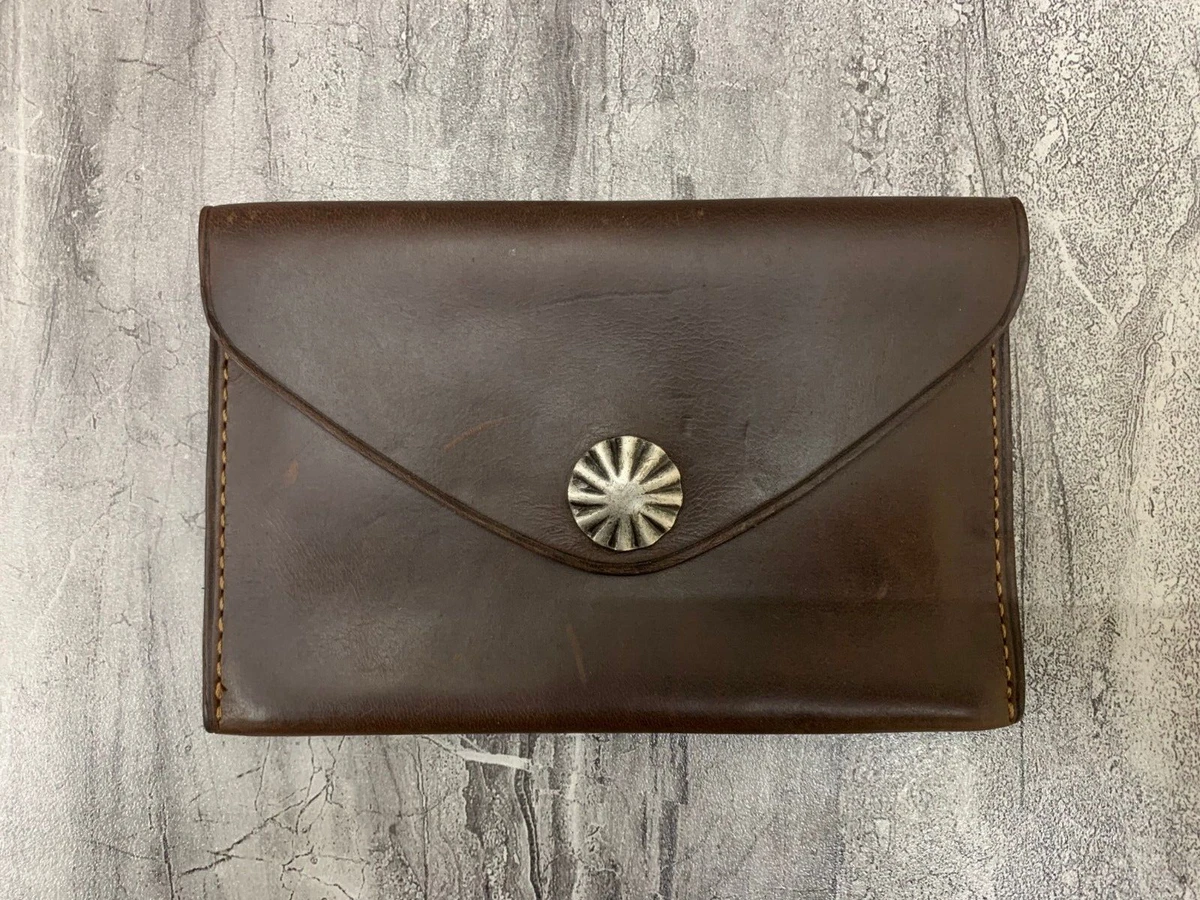 Dark Brown Leather Card Wallet