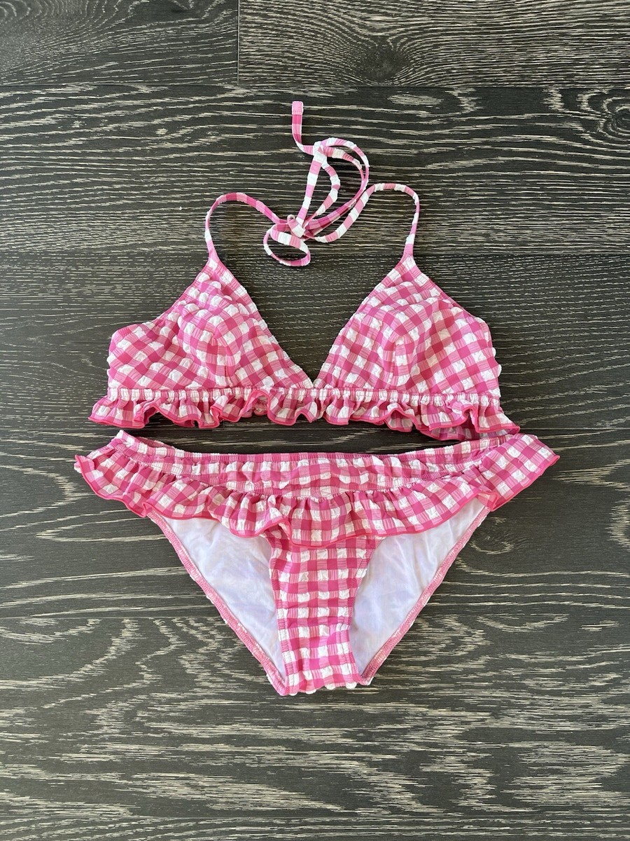 シャネル　ビキニ Auth CHANEL Pink Gingham Bikini | eBay