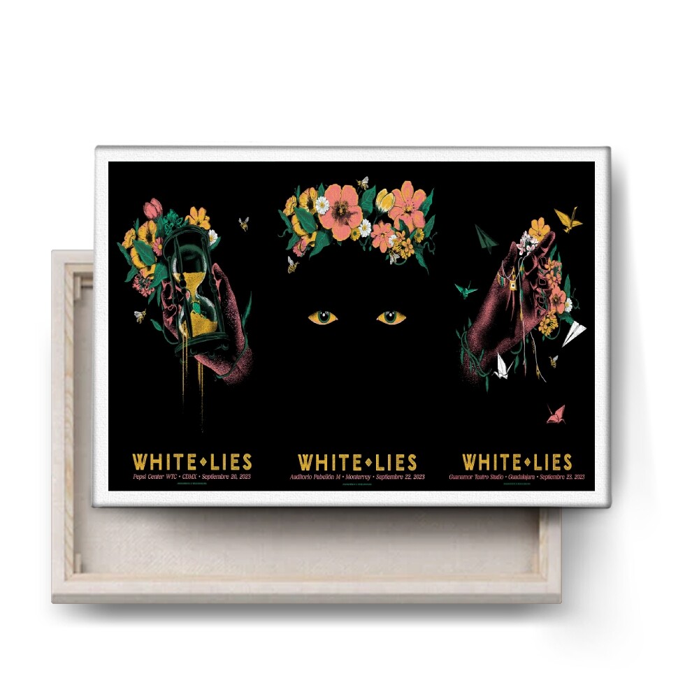 White Lies September 20, 22, 23, 2023 Concert Poster