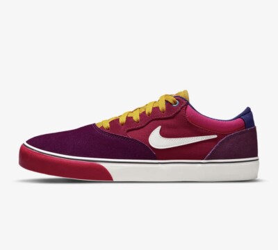NIKE SB CHRON 2 SANGRIA-SAIL-MYSTIC HIBISCUS MENS SZ 9.5 WMNS SZ 11 [DM3493-604]