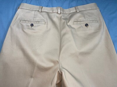 Brooks Brothers Thompson Pleated Advantage Chino Pants. Orange