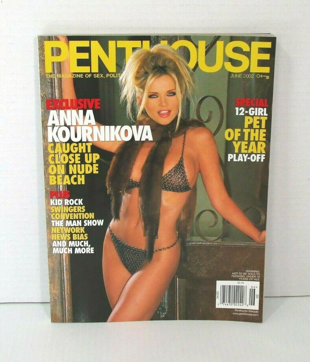  PENTHOUSE Magazine June 2002 Edition Anna KourniKova - Victoria Zdrok 