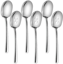 SOLEADER Extra Large Serving Spoons Set,12 Inch Slotted Spoon and Serving Spoon,