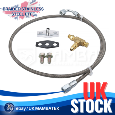 #ad 40quot; PTFE Universal Turbo Oil Feed Line Hose Garrett GT4508R GTX4502R GTX4508R GBP 36.99